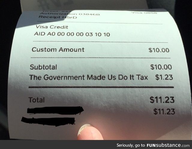 Local food truck justifying taxes