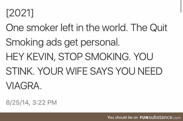 Anti smoking ad