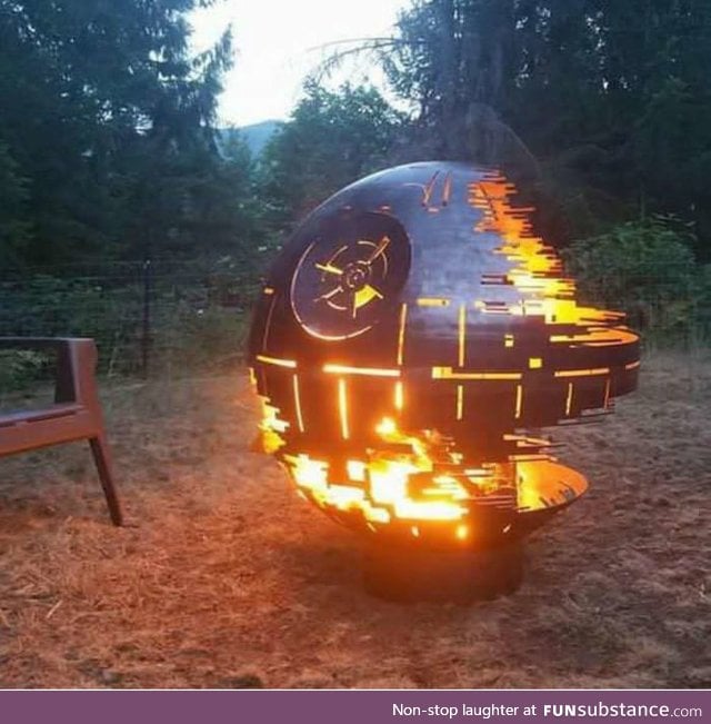Death star fire pit