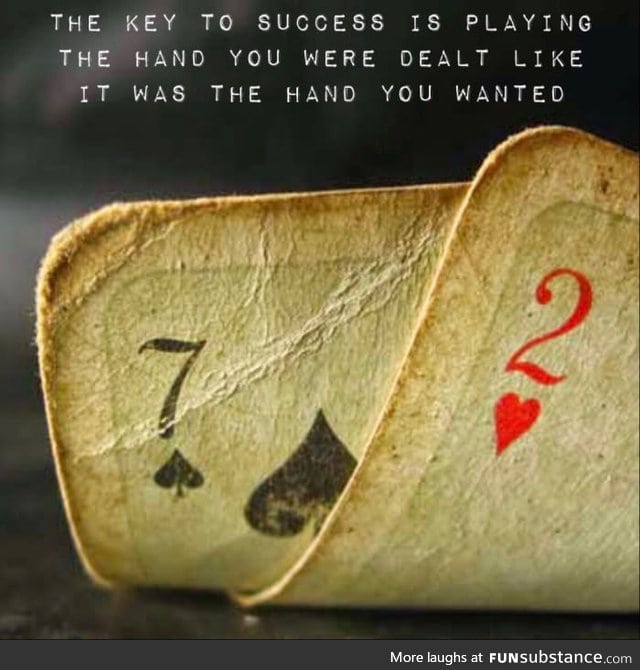 Not every bad hand is worth folding