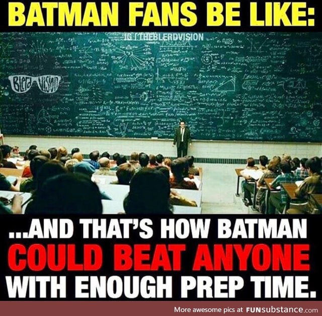 Because he is batman