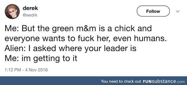 I'm not saying he's right, but he's not wrong either