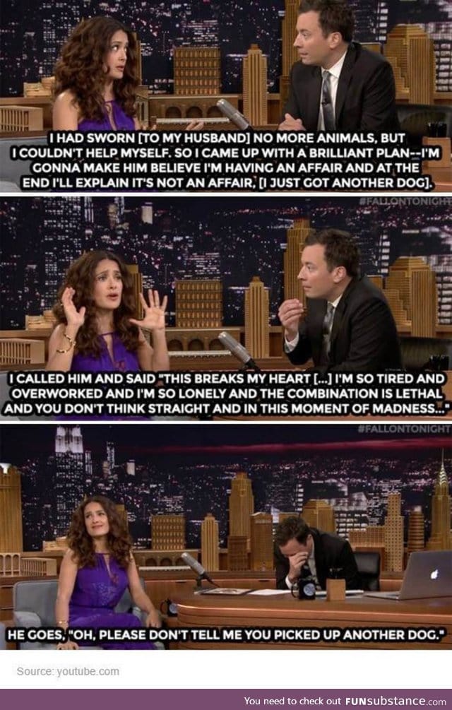 Husband could see right through her