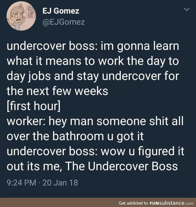 Undercover boss