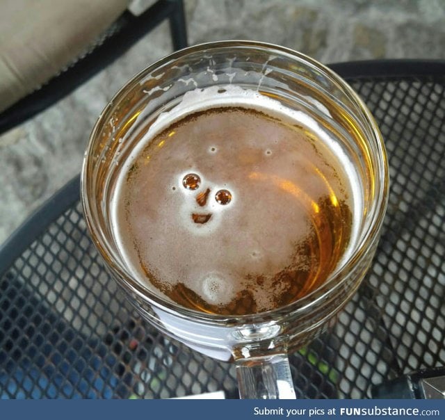 This beer was happy to see me