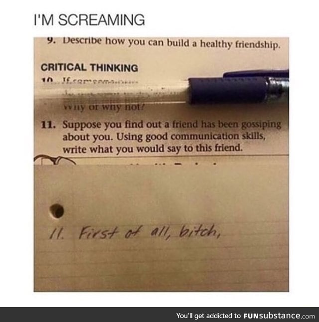 Good communication skills