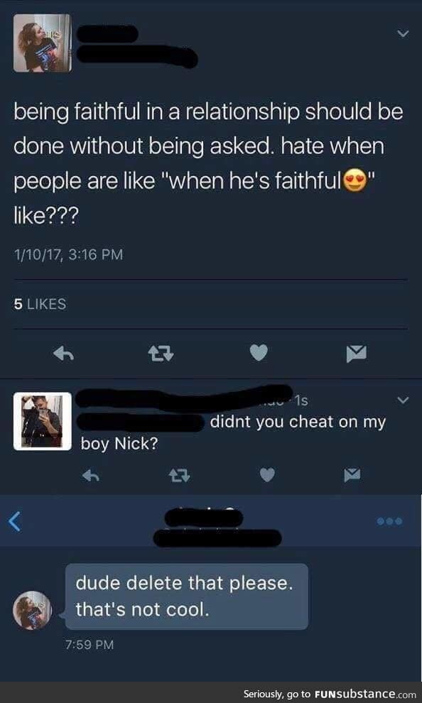 Oh the hypocrisy