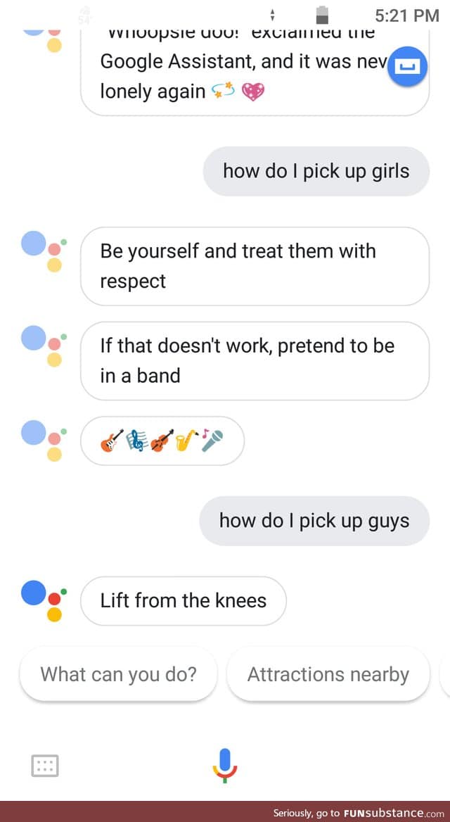 Google's dating advice