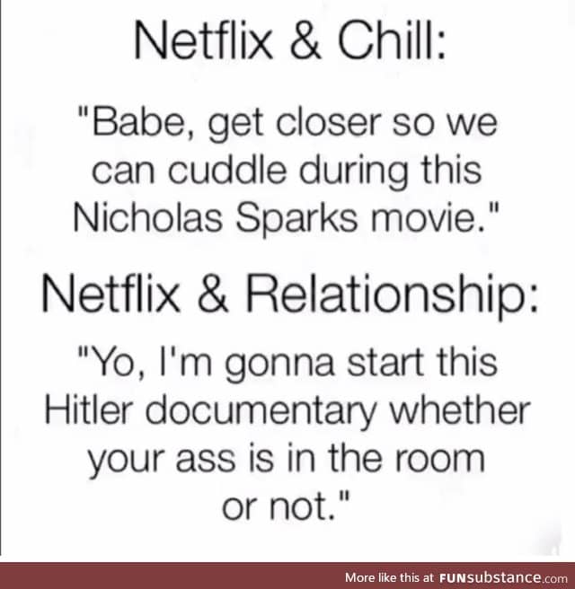 Relationship vs chill