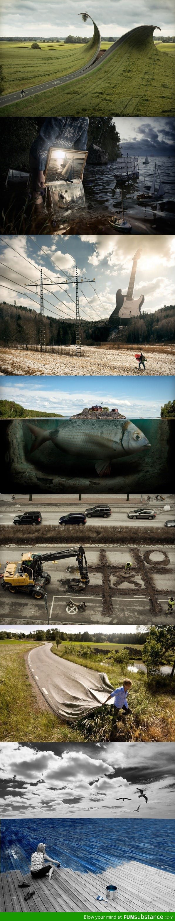 Works by Photoshop Genius Erik Johansson