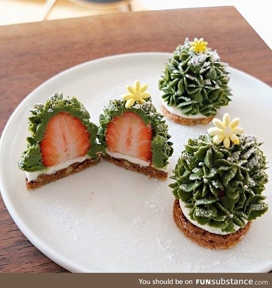 A christmas tree tartlet