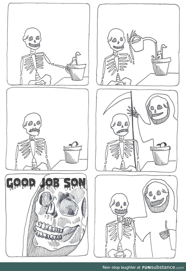 The reaper is a good dad