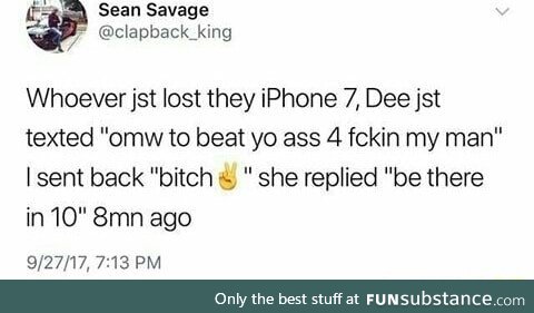 Someone is about to die