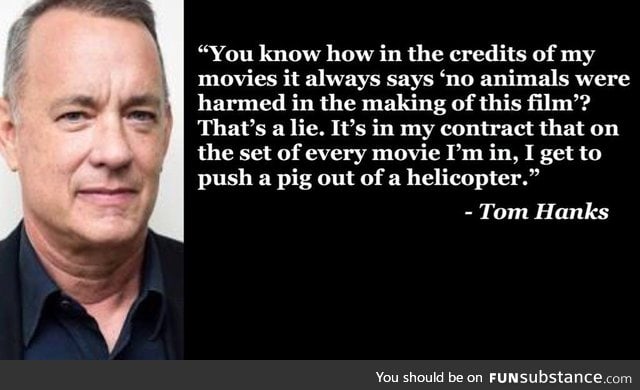 Tom hanks stipulation