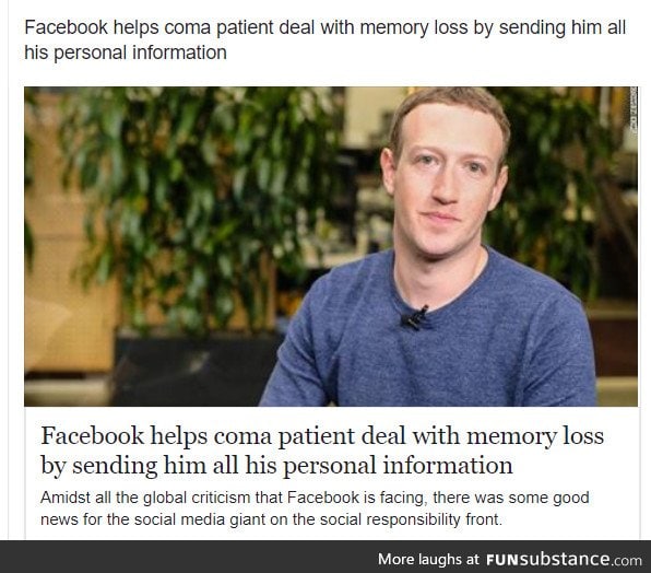 Facebook doing god's work