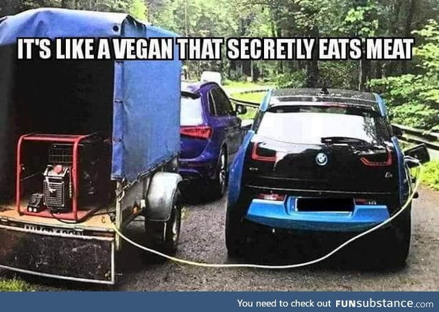 Vegan and eat meat