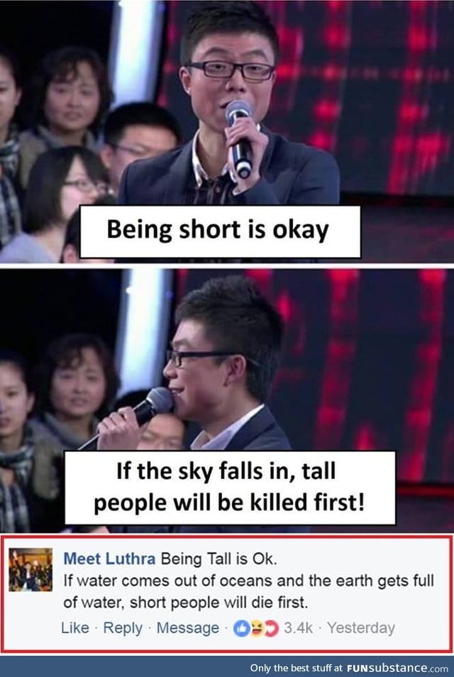 Short people,Tall people problem