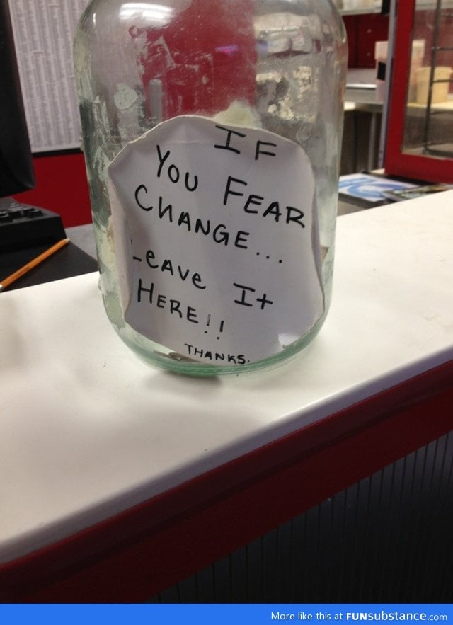 Genius change jar