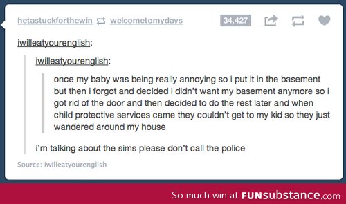 Please don't call the police