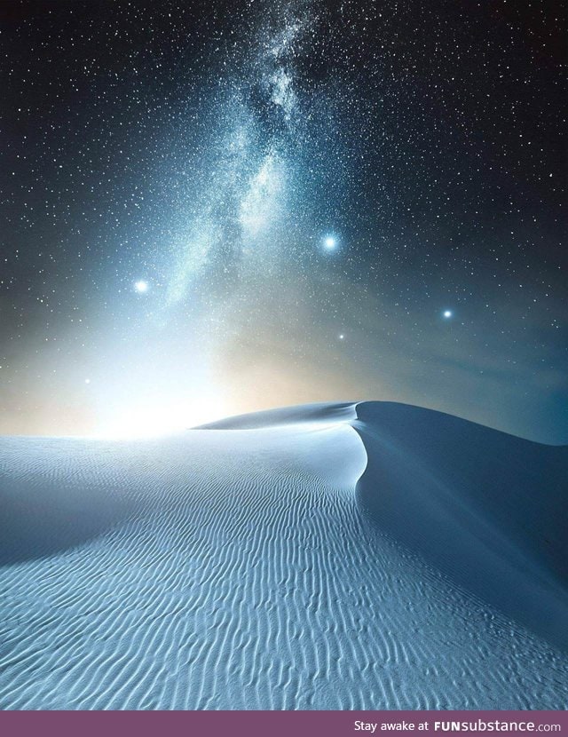 The white sands of New Mexico taken by Jaxson Pohlman