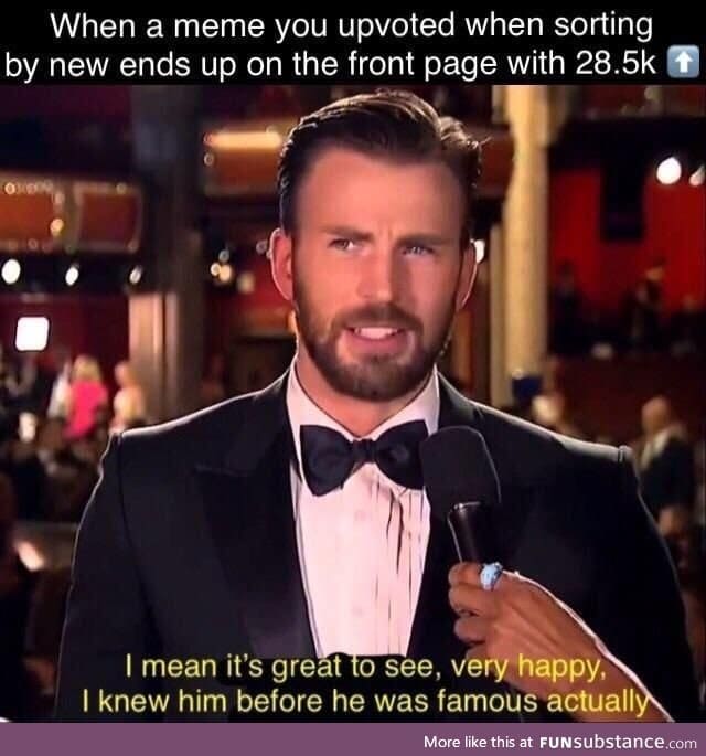 Every upvote matters
