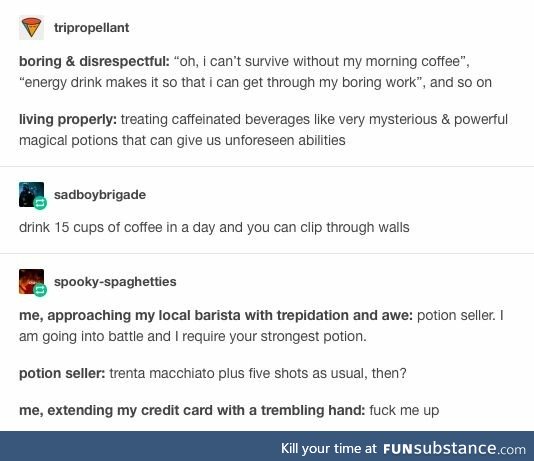 "F*ck me up, potion seller"