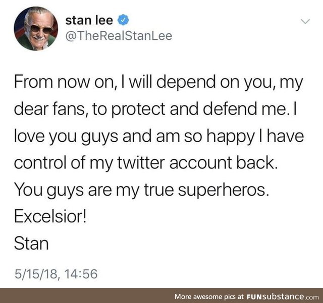 We need to protect Stan at all costs