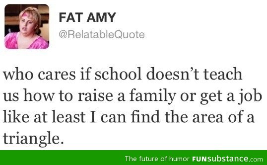 What school teaches us