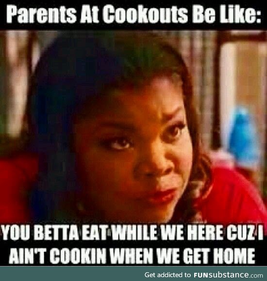 parents at cookouts