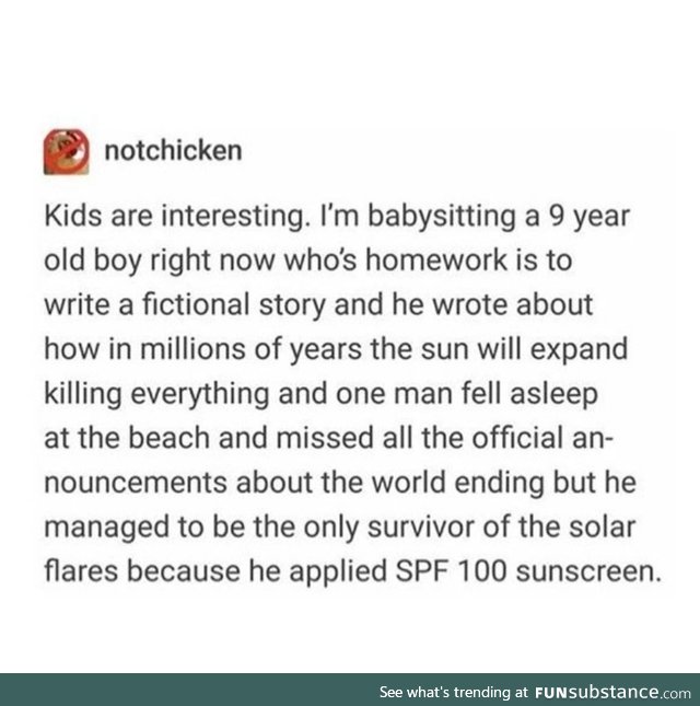 Sunscreen is important