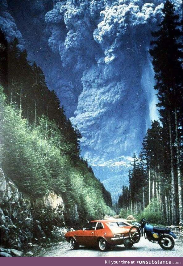 Mount St. Helens Eruption in 1980