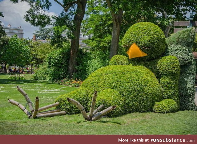 A wonderful street Installation by Claude Ponti in Nantes, France