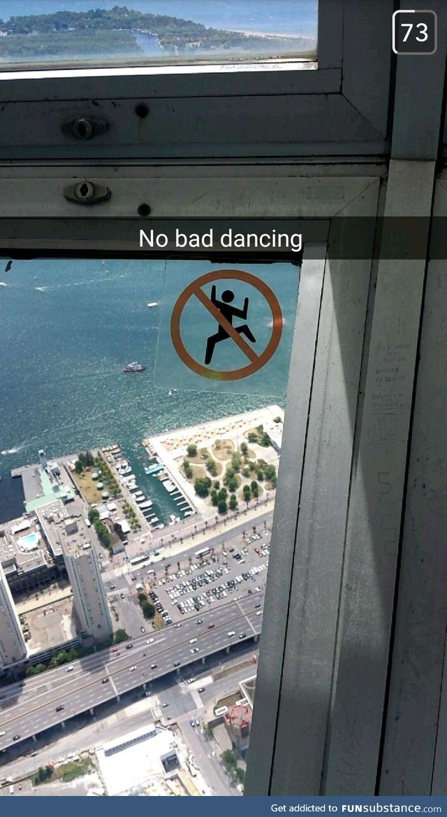 The CN tower has weird rules