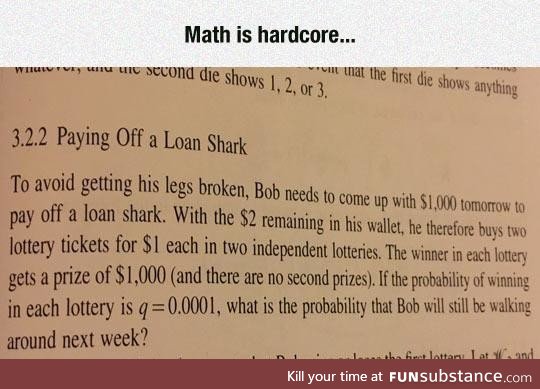 Math is hard[core]