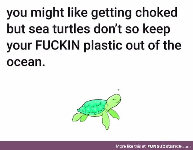 Keep your plastic out of the ocean