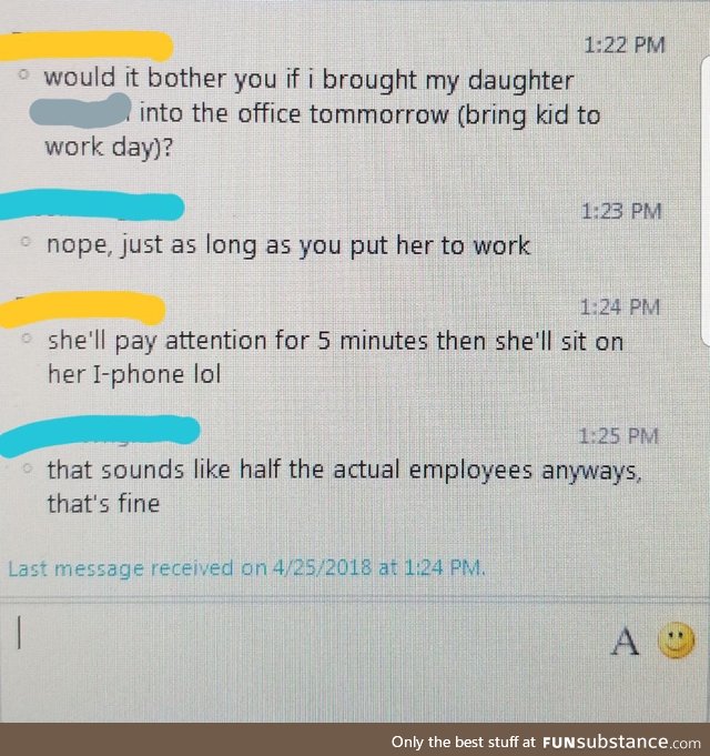 Just trying to be a good boss
