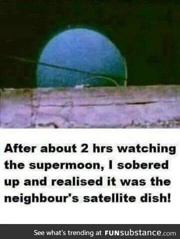 After 2hrs of watching the supermoon