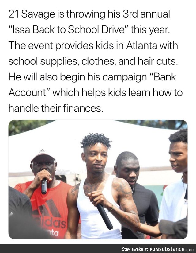 21 Savage good deed