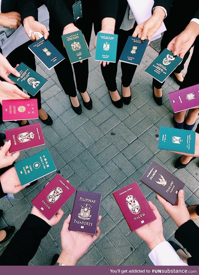 An international flight attendant and her crew