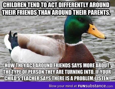 An advice for parents