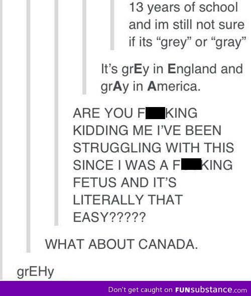 Canadian grehy