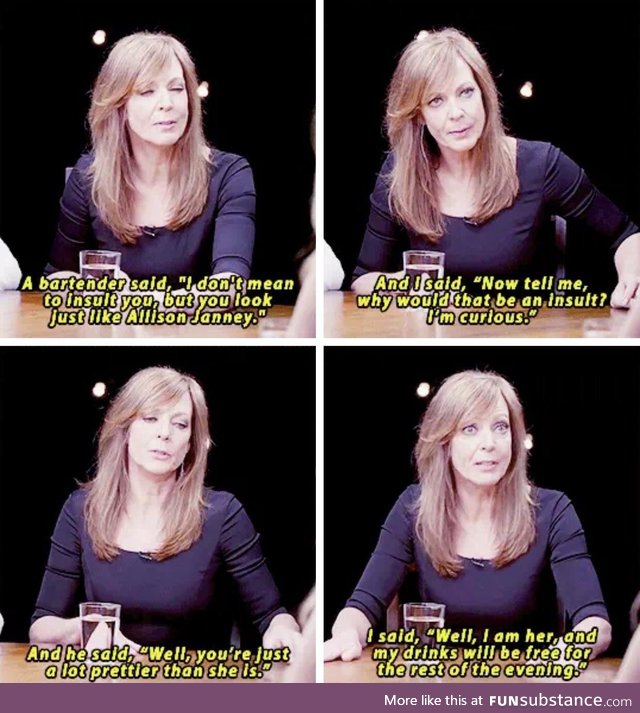 Allison Janney gets mistaken for prettier version of Allison Janney