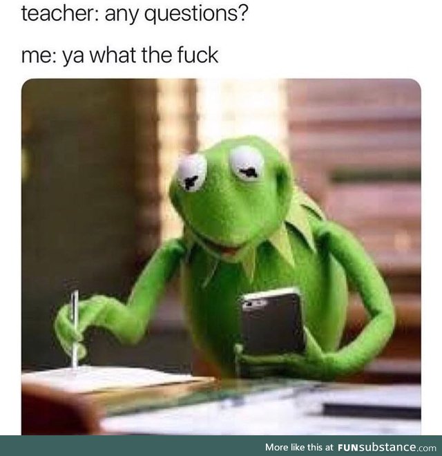 Any question?
