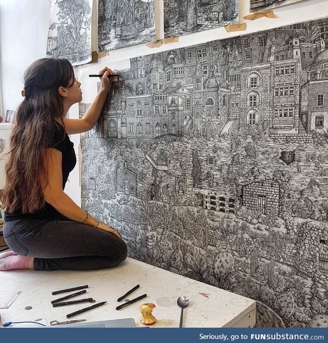 An artist and her passion