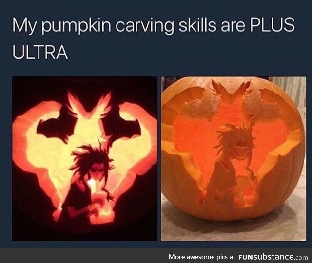 Insane pumpkin carving skills
