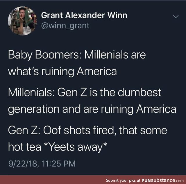 Damn millenials