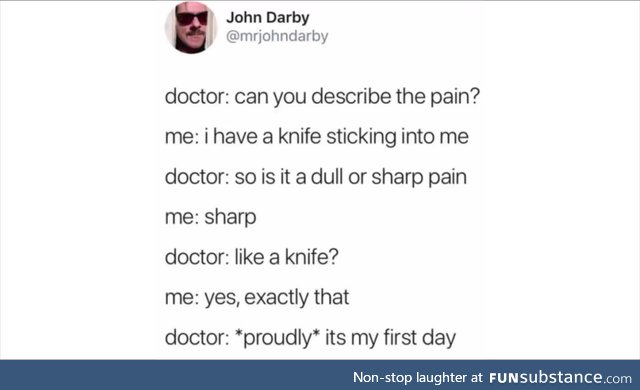 Knife pain