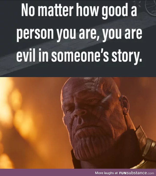 Thanos did nothing wrong