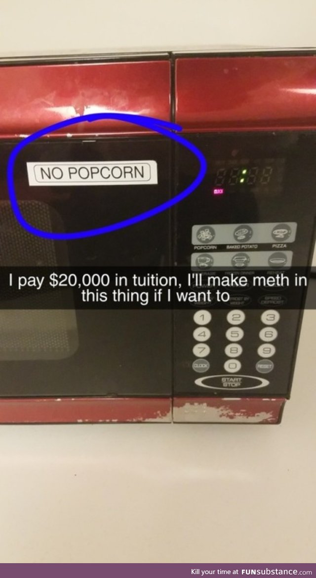 No popcorn