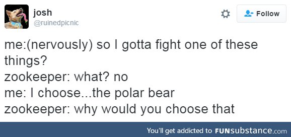 I would choose a lizard, it would probably screw off to the bushes haha